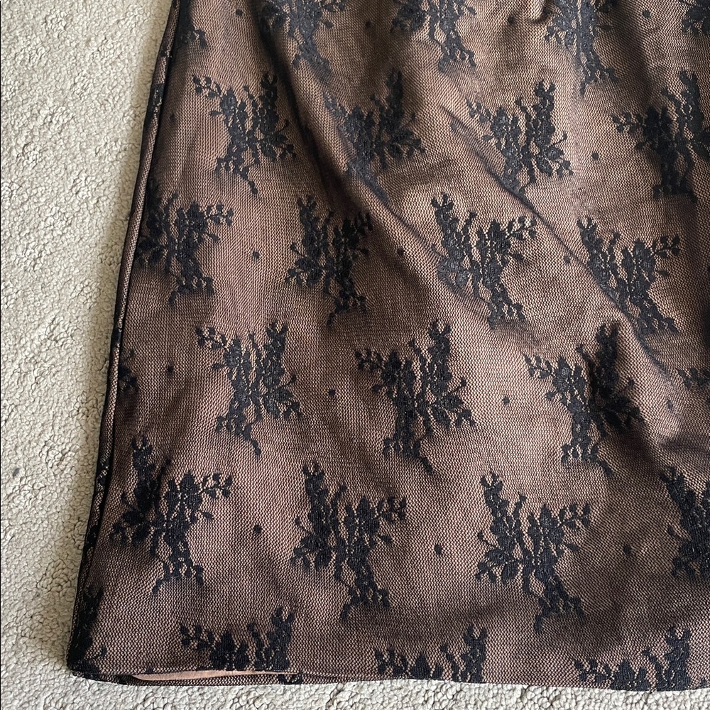 Tiger Mist Brown and Black Dress - Picture 2 of 7